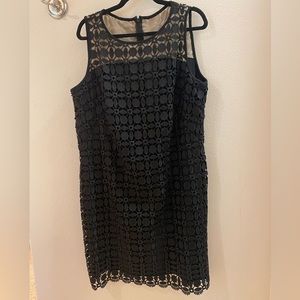 Size 14W Lauren Ralph Lauren Black Sheath dress!